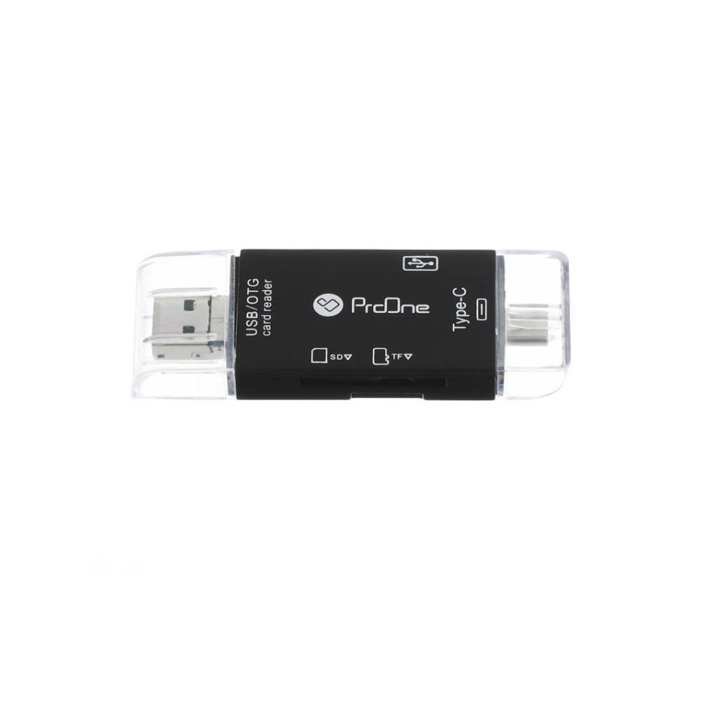 مبدل USB-C / USB / microUSB به SD / USB / TF پرووان مدل PCO03