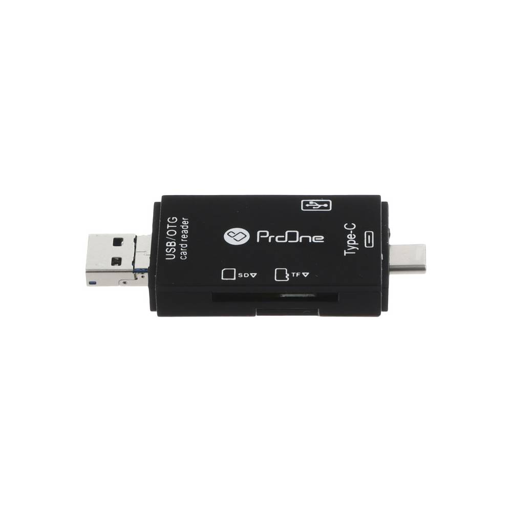 مبدل USB-C / USB / microUSB به SD / USB / TF پرووان مدل PCO03 - Image 3