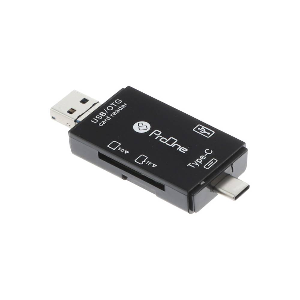 مبدل USB-C / USB / microUSB به SD / USB / TF پرووان مدل PCO03 - Image 7