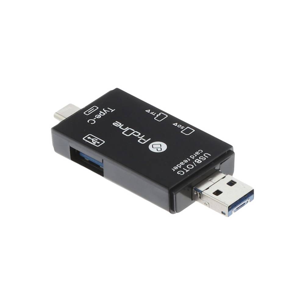 مبدل USB-C / USB / microUSB به SD / USB / TF پرووان مدل PCO03 - Image 2