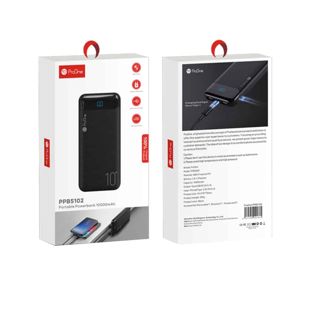 شارژر همراه پرووان مدل PPB5102 ظرفیت 10000 میلی آمپرساعت - Image 5