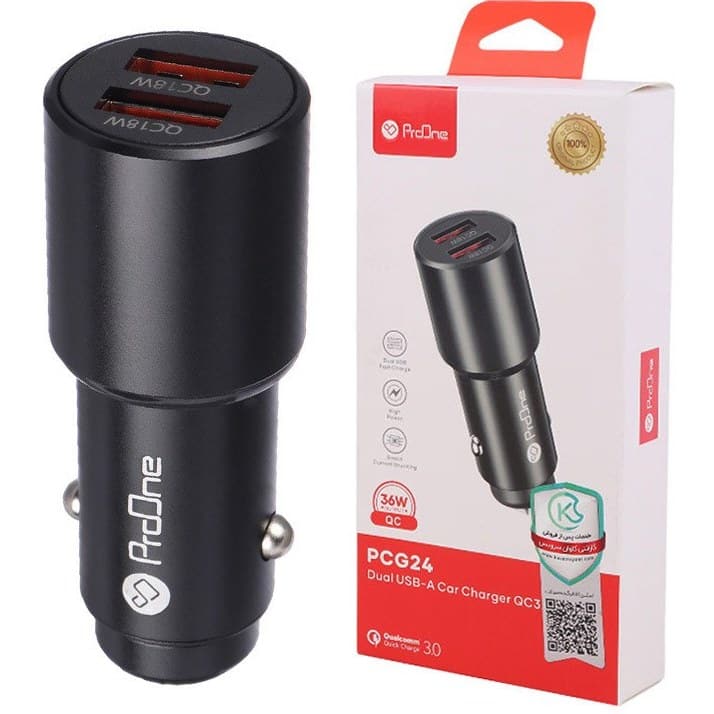 شارژر فندکی پرووان مدل PCG24