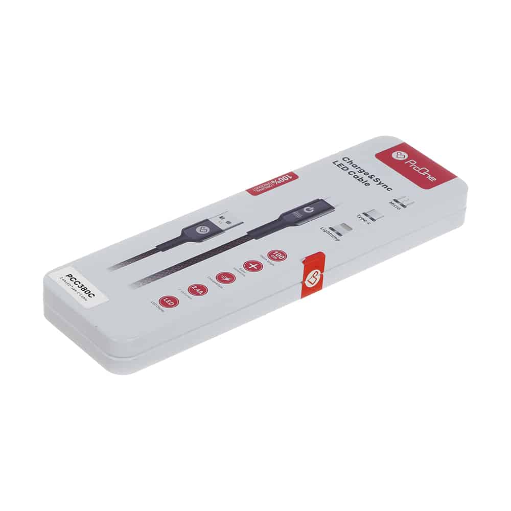 کابل شارژ و تبدیل USB به USB-C پرووان مدل PCC380C - Image 2