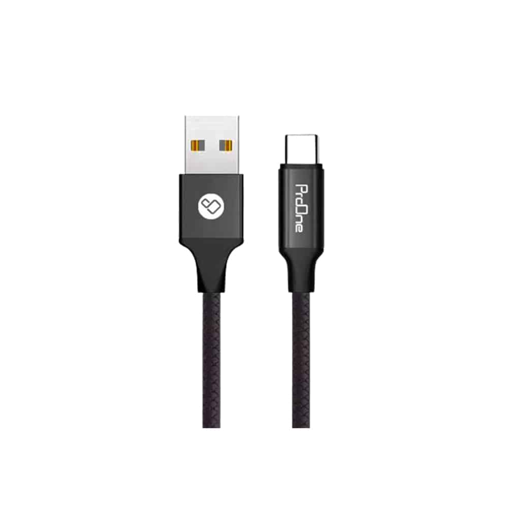 کابل تبدیل USB به USB-C پرووان مدل PCC150 با طول 1 متر