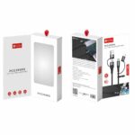 کابل تبدیل USB به Type-Cو لایتنینگ پرووان مدل PCC395PD