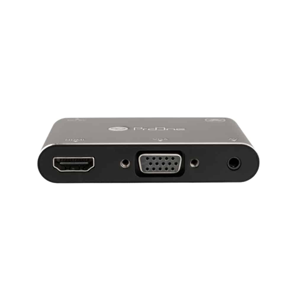 مبدل microUSB/ لایتنینگ/ USB-C به HDMI/VGA/AV پرووان مدل PHU560
