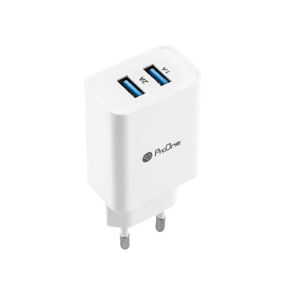 شارژر دیواری پرووان مدل PWC525 به همراه کابل تبدیل MicroUSB