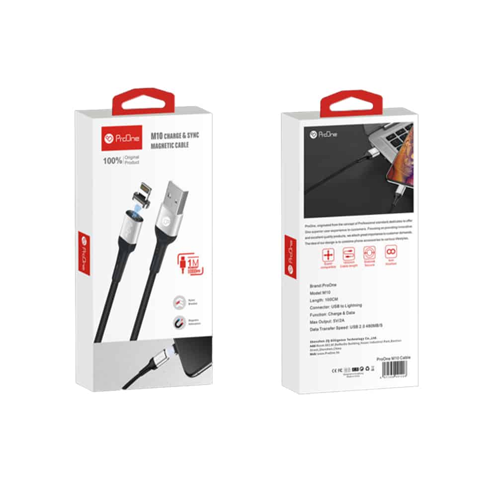 کابل تبدیل USB به لایتنینگ پرووان مدل M10 طول 1متر
