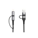 کابل تبدیل USB به Type-Cو لایتنینگ پرووان مدل PCC395PD