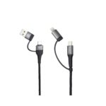 کابل تبدیل USB به Type-Cو لایتنینگ پرووان مدل PCC395PD