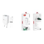 شارژر دیواری پرووان مدل PWC525 به همراه کابل تبدیل MicroUSB