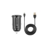 شارژر فندکی پرووان مدل PCG12 به همراه کابل تبدیل MicroUSB