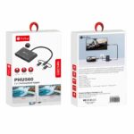 مبدل microUSB/ لایتنینگ/ USB-C به HDMI/VGA/AV پرووان مدل PHU560