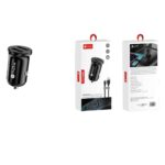 شارژر فندکی پرووان مدل PCG12 به همراه کابل تبدیل MicroUSB
