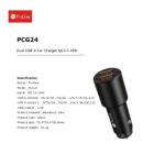 شارژر فندکی پرووان مدل PCG24 - Image 3