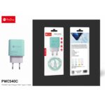 Proone PWC540C 20W wall charger with USB-C cable