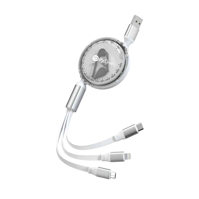 کابل تبدیل USB به USB-C / microUSB / لایتنینگ پرووان مدل PCC118R - Image 5