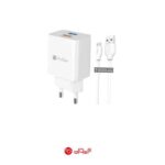 شارژر دیواری پرووان مدل PWC520 به همراه کابل تبدیل microusb