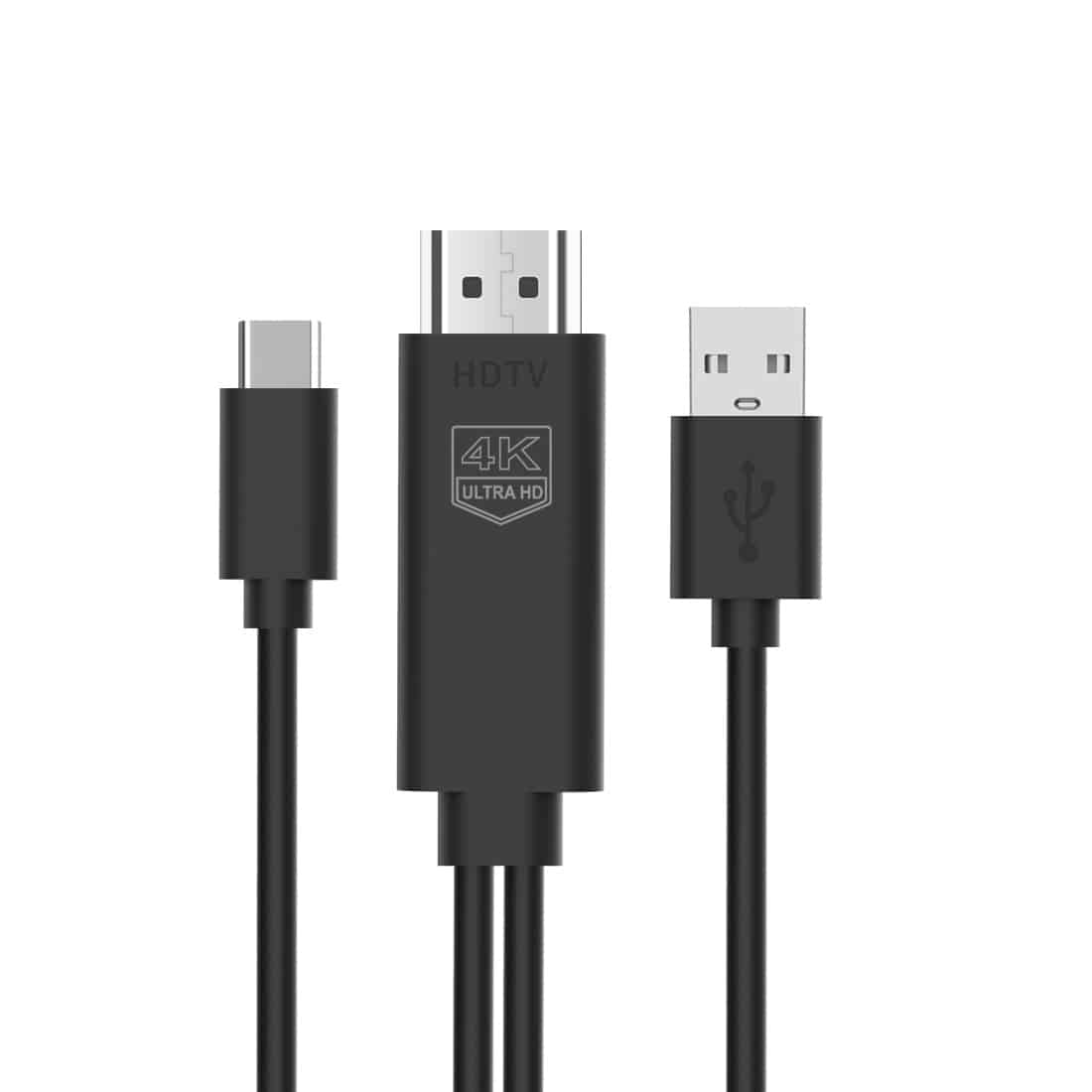 کابل MHL انتقال تصویر تایپ سی به HDMI پرووان PCH77 طول 1.8 متر - Image 1