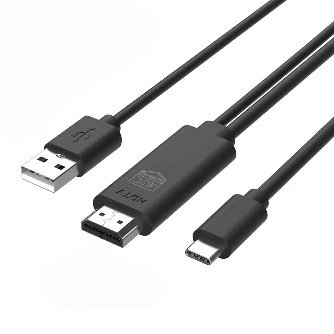 کابل MHL انتقال تصویر تایپ سی به HDMI پرووان PCH77 طول 1.8 متر - Image 2