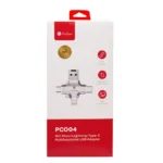 تبدیل USB To MicroUSB / Lightning / Type-C پرووان مدل PCO04