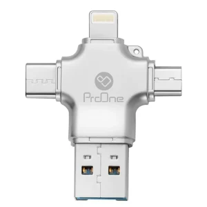 مبدل USB To MicroUSB / Lightning / Type-C پرووان مدل PCO04