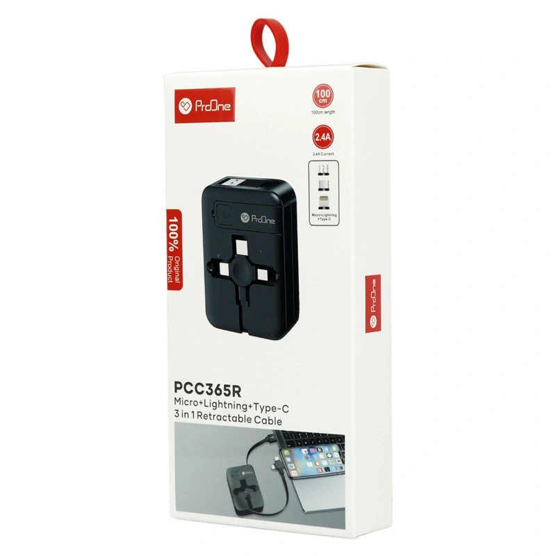 کابل تبدیل USB به USB-C / microUSB / Lightning پرووان مدل PCC365R - تصویر 8
