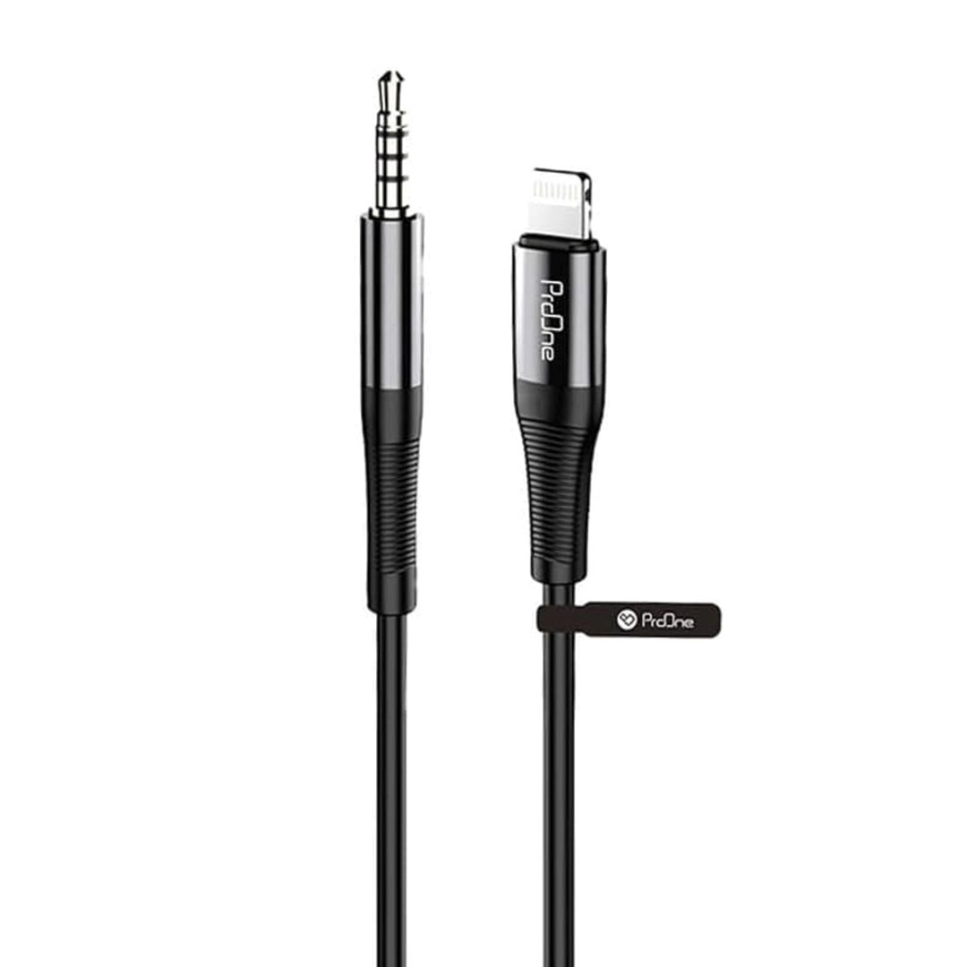  کابل تبدیل لایتنینگ به جک 3.5 aux audio پرووان مدل PCA48 طول 1 متر 