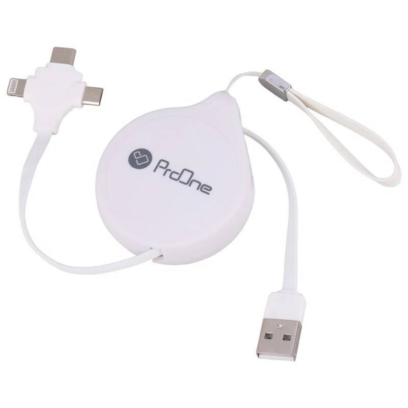 کابل تبدیل USB به USB-C / microUSB / لایتنینگ پرووان مدل PCC108R