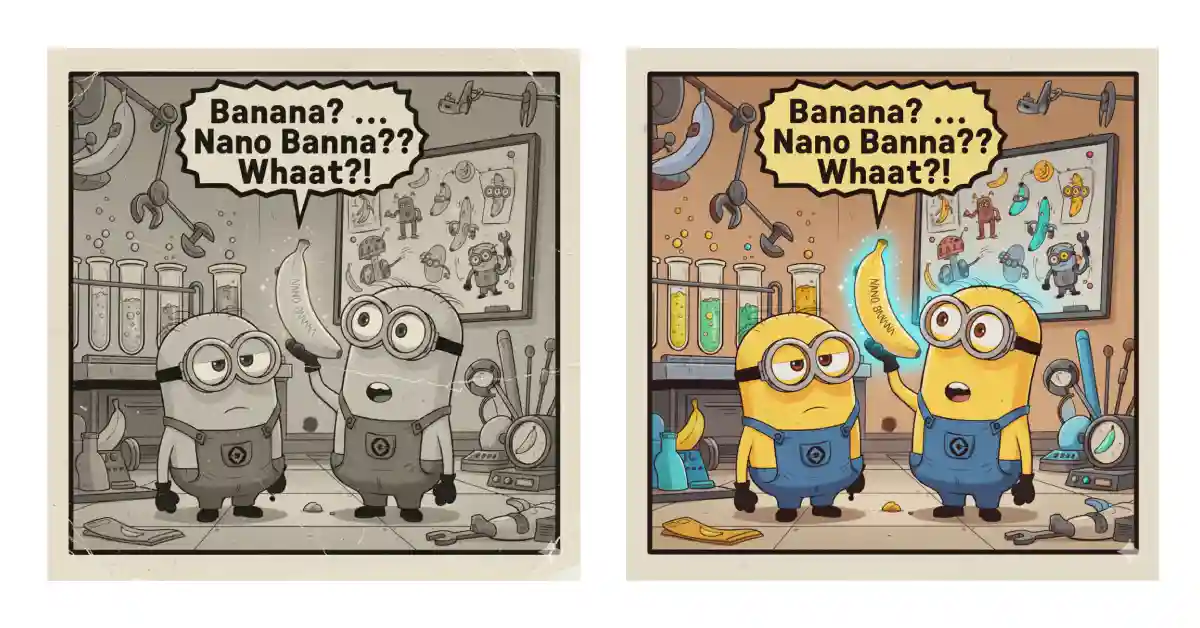 هوش مصنوعی nano banana برای بهبود و ترمیم تصاویر