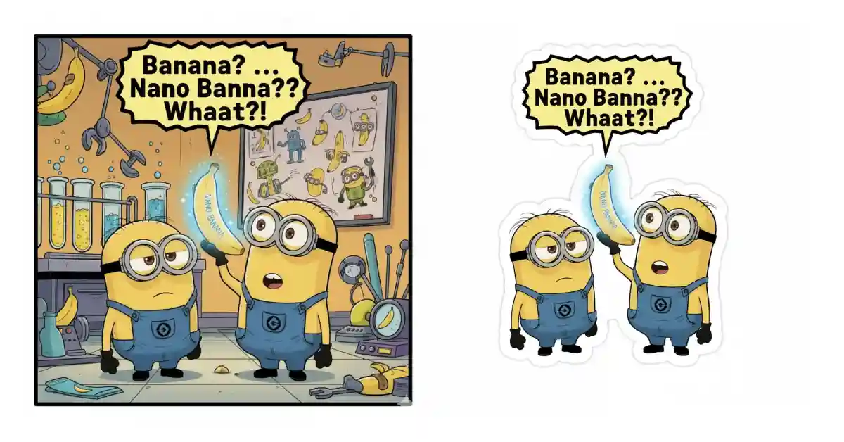 هوش مصنوعی nano banana برای تولید استیکر