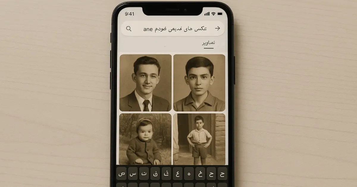عکس قدیمی خودم با Ane