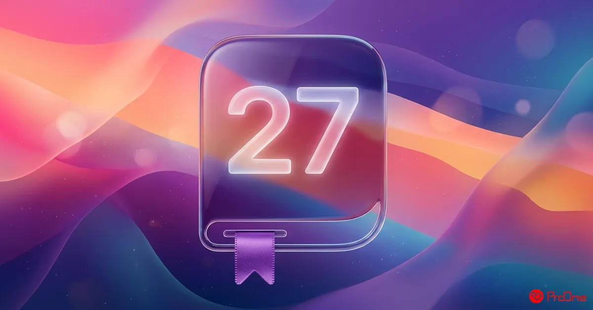 آپدیت ios 27