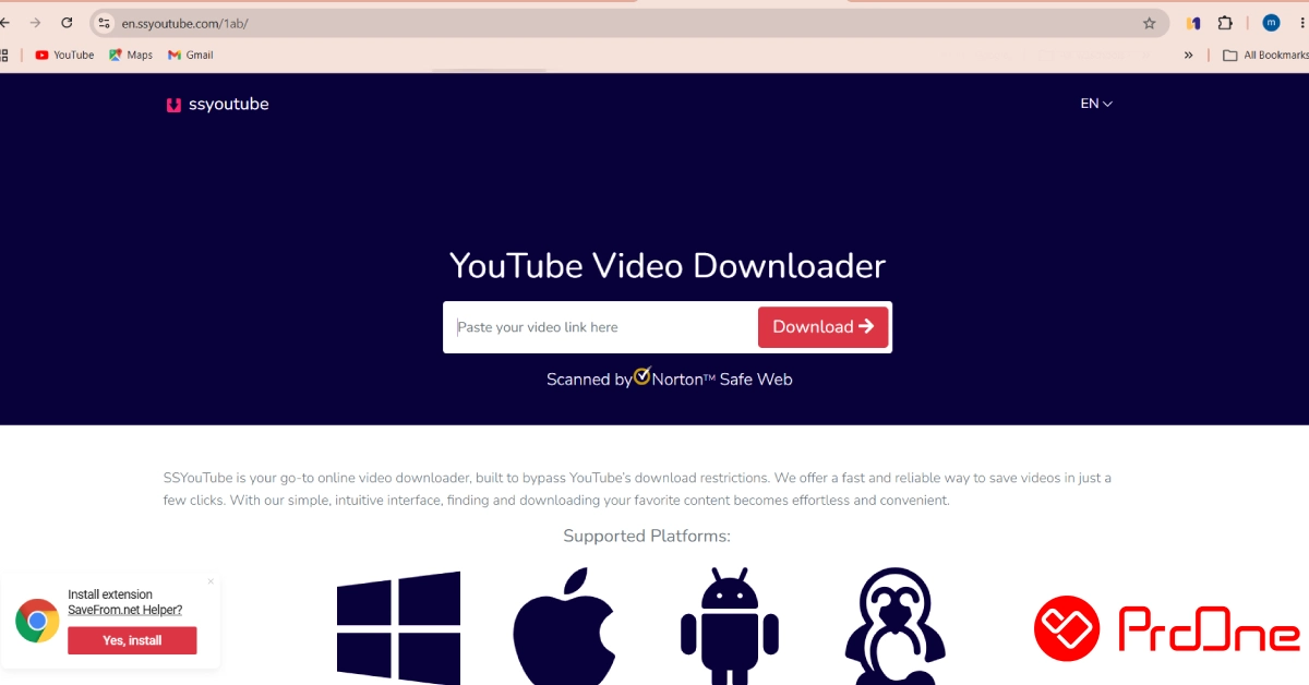 دانلود از یوتیوب با ssyoutube